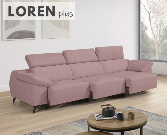 Sofá de tela Loren Plus de StyleKomfort - principal