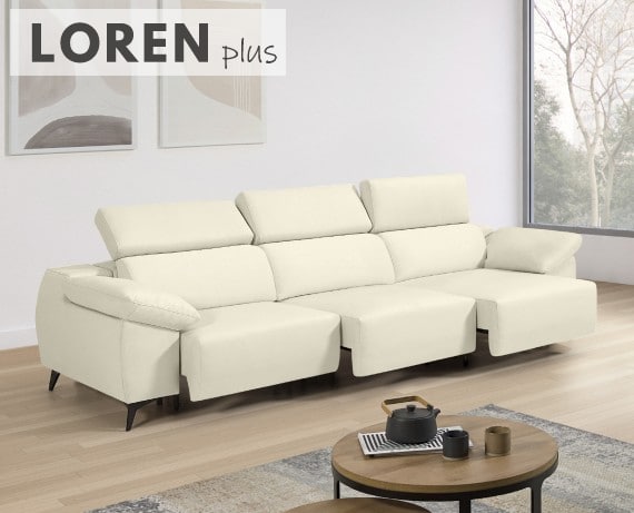 Sofá de tela Loren Plus de StyleKomfort - principal