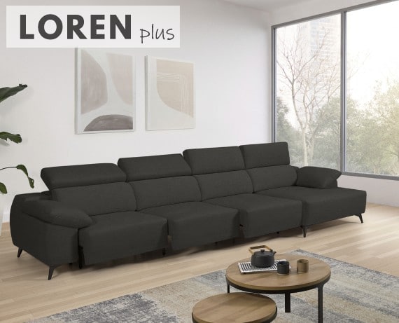 Sofá de tela Loren Plus de StyleKomfort - principal