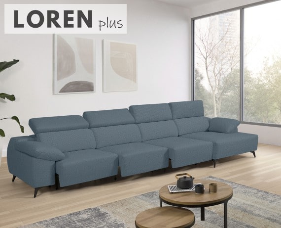 Sofá de tela Loren Plus de StyleKomfort - principal