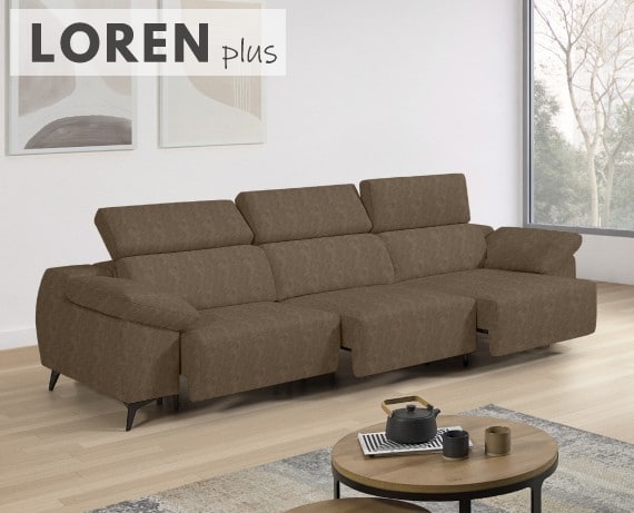 Sofá de tela Loren Plus de StyleKomfort - principal