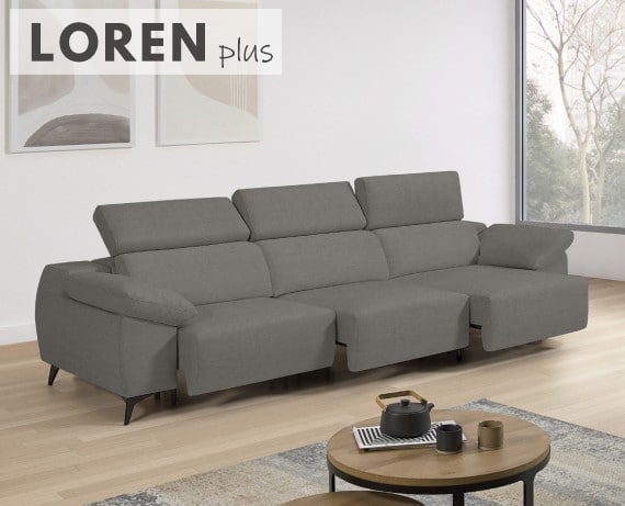 Sofá de tela Loren Plus de StyleKomfort - principal