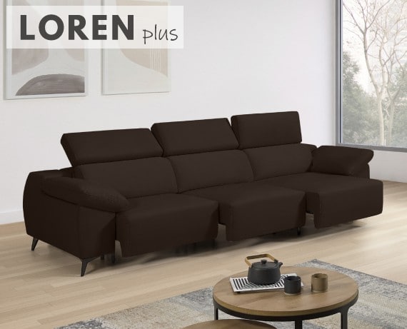 Sofá de tela Loren Plus de StyleKomfort - principal