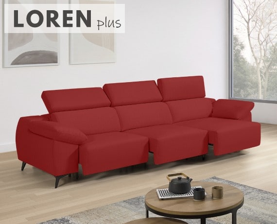 Sofá de tela Loren Plus de StyleKomfort - principal