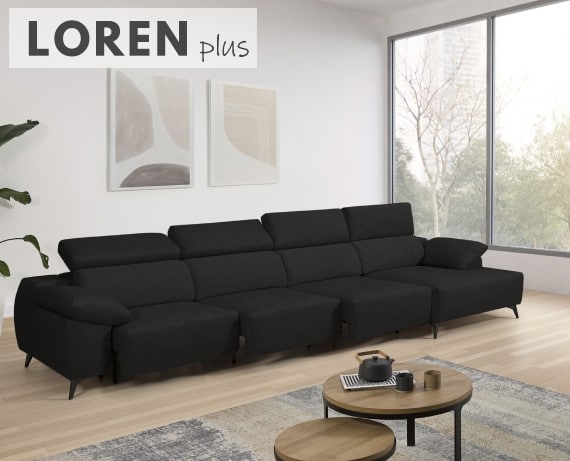 Sofá de tela Loren Plus de StyleKomfort - principal