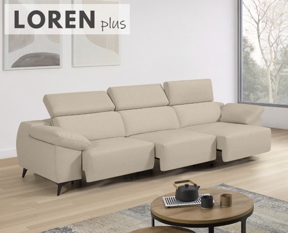 Sofá de tela Loren Plus de StyleKomfort - principal