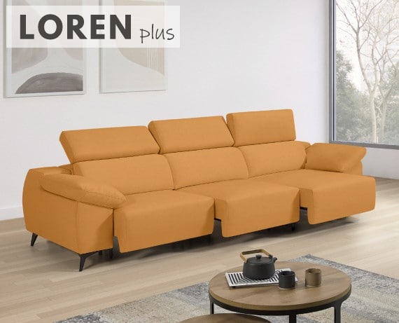 Sofá de tela Loren Plus de StyleKomfort - principal