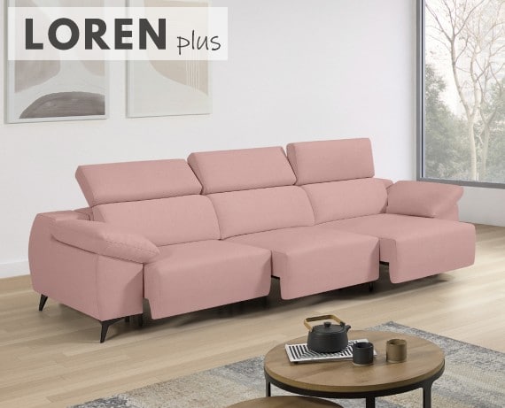 Sofá de tela Loren Plus de StyleKomfort - principal