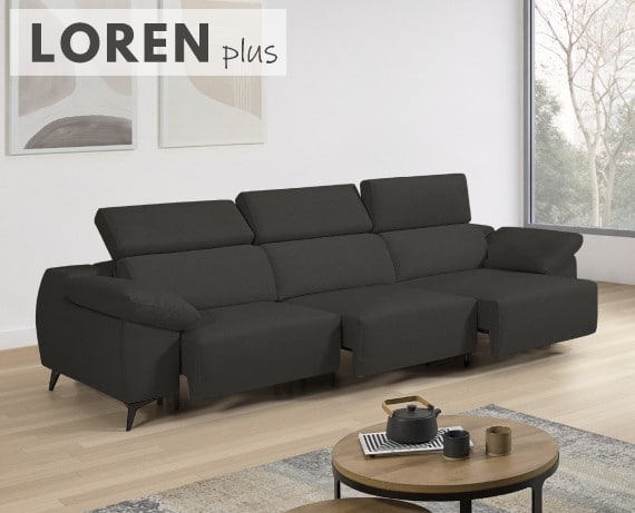 Sofá de tela Loren Plus de StyleKomfort - principal