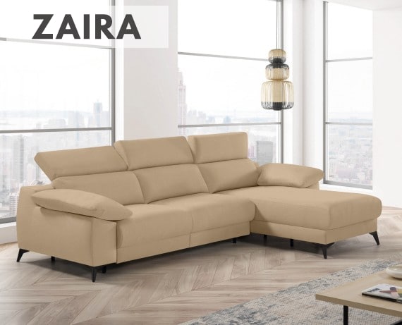Sofá cama de apertura italiana de tela Zaira de StyleKomfort - principal