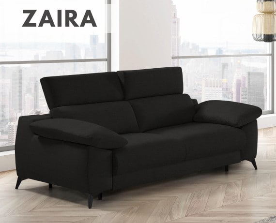 Sofá cama de apertura italiana de tela Zaira de StyleKomfort - principal