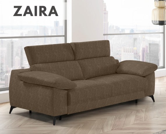 Sofá cama de apertura italiana de tela Zaira de StyleKomfort - principal