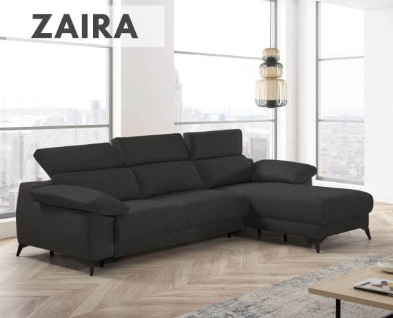 Sofá cama de apertura italiana de tela Zaira de StyleKomfort - principal