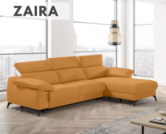Sofá cama de apertura italiana de tela Zaira de StyleKomfort - principal
