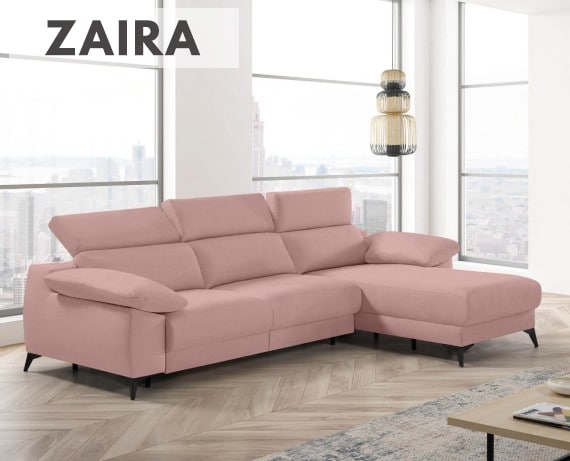 Sofá cama de apertura italiana de tela Zaira de StyleKomfort - principal
