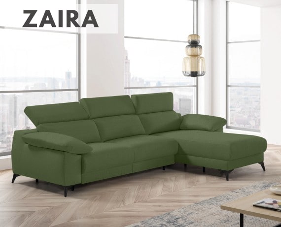 Sofá cama de apertura italiana de tela Zaira de StyleKomfort - principal