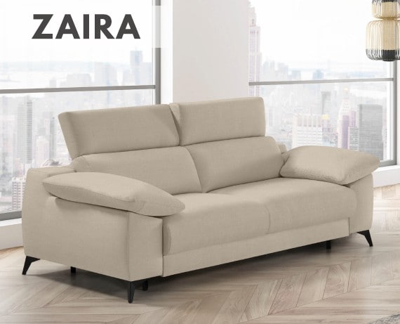 Sofá cama de apertura italiana de tela Zaira de StyleKomfort - principal