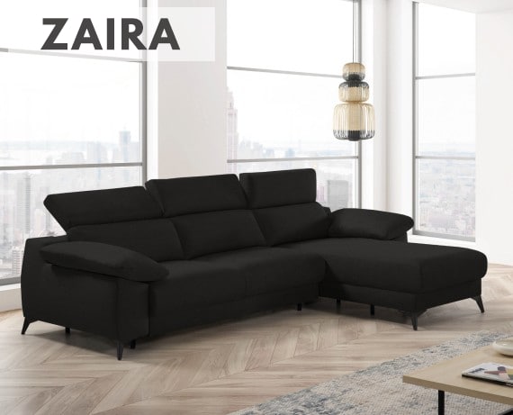Sofá cama de apertura italiana de tela Zaira de StyleKomfort - principal