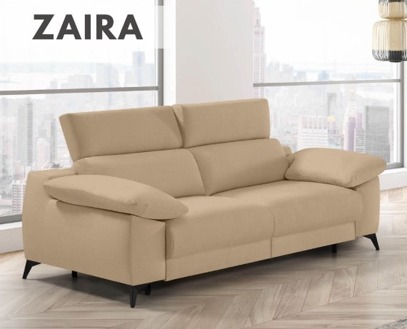 Sofá cama de apertura italiana de tela Zaira de StyleKomfort - principal