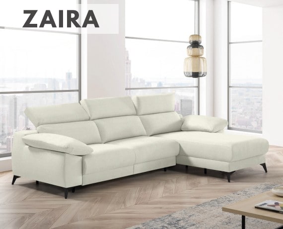 Sofá cama de apertura italiana de tela Zaira de StyleKomfort - principal