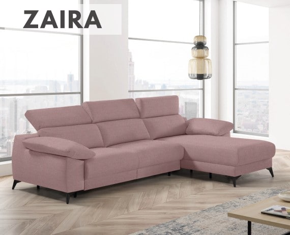 Sofá cama de apertura italiana de tela Zaira de StyleKomfort - principal