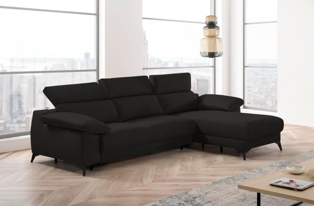 Sofá cama de apertura italiana de tela Zaira de StyleKomfort - principal