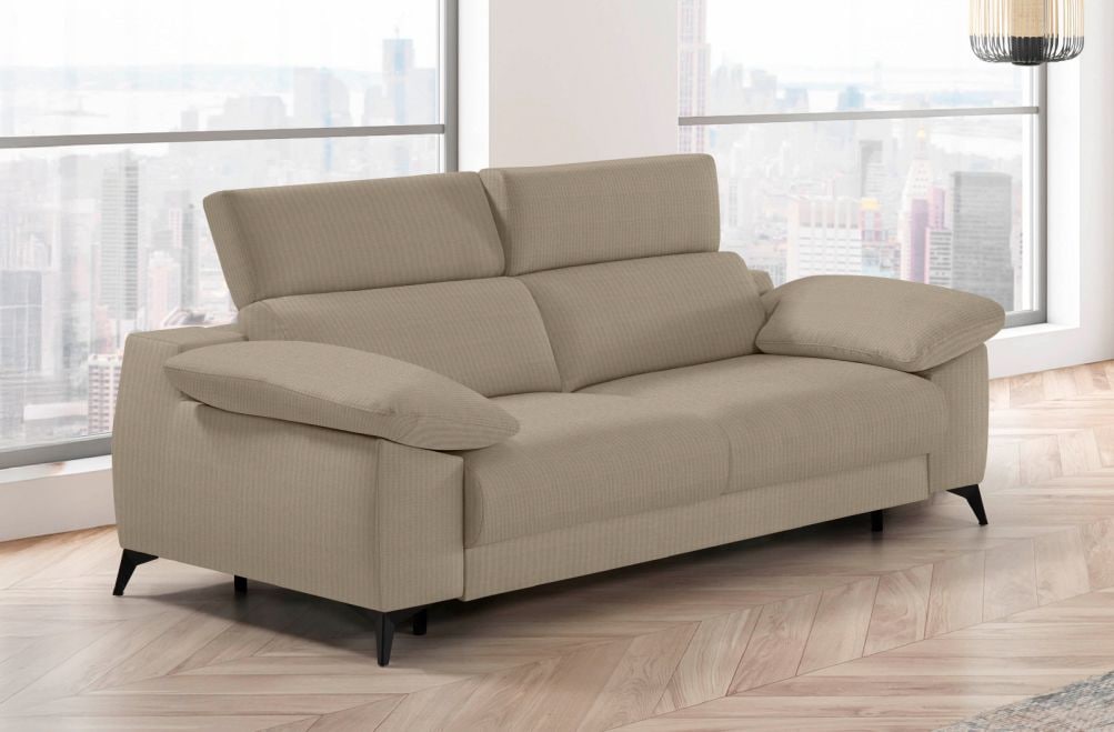 Sofá cama de apertura italiana de tela Zaira de StyleKomfort - principal