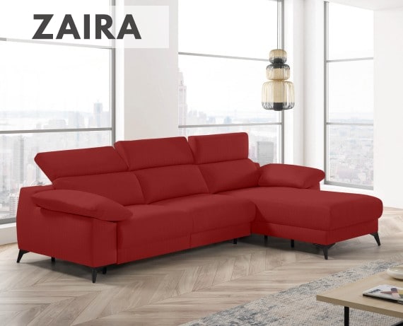 Sofá cama de apertura italiana de tela Zaira de StyleKomfort - principal