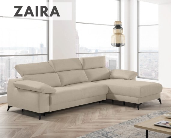 Sofá cama de apertura italiana de tela Zaira de StyleKomfort - principal