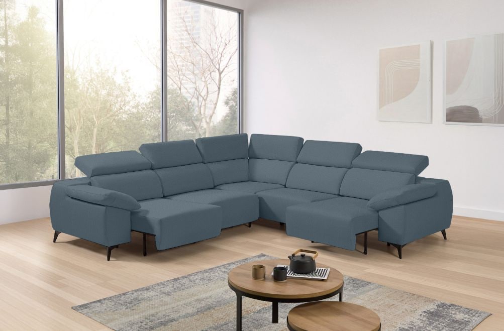 Sofá rinconera de tela Loren XL de StyleKomfort - principal