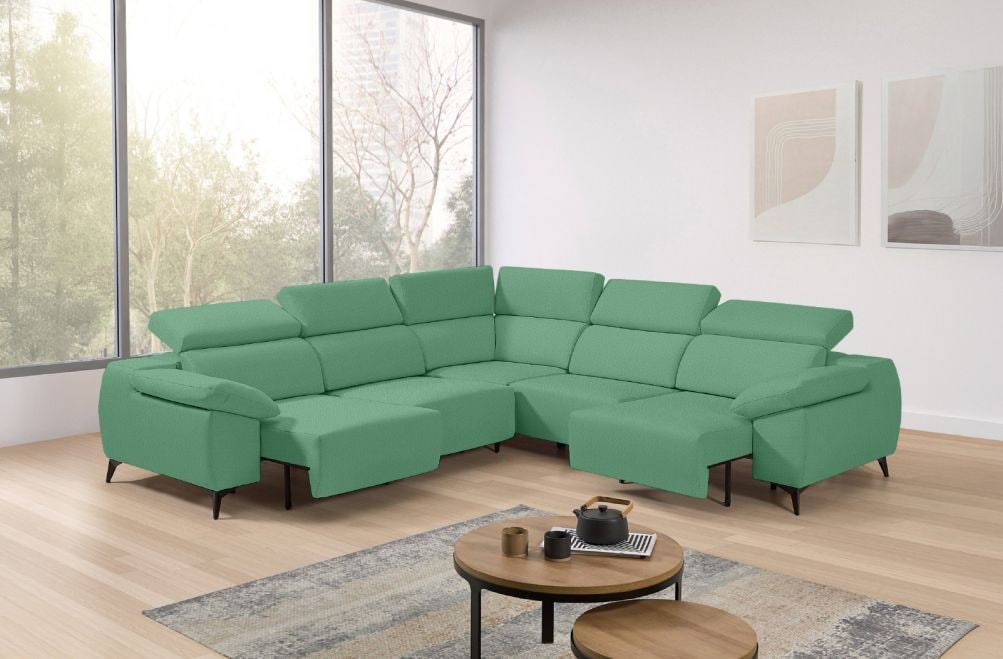 Sofá rinconera de tela Loren XL de StyleKomfort - principal