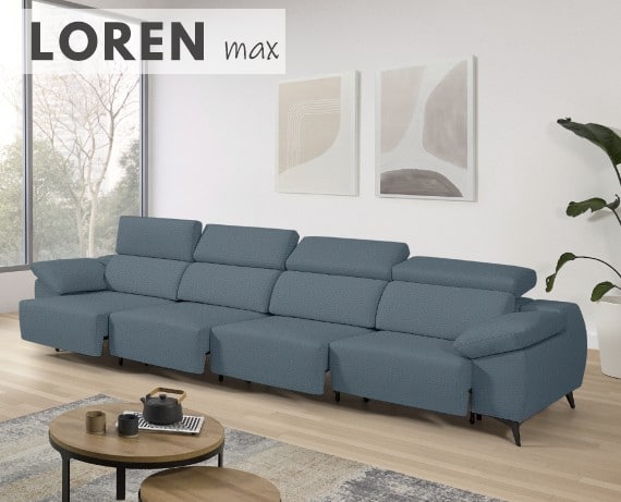 Sofá de tela Loren Max de StyleKomfort - principal