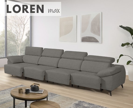 Sofá de tela Loren Max de StyleKomfort - principal