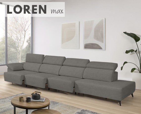 Sofá de tela Loren Max de StyleKomfort - principal