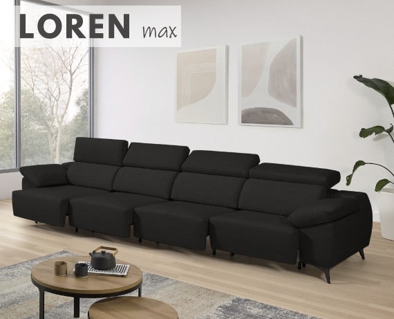 Sofá de tela Loren Max de StyleKomfort - principal