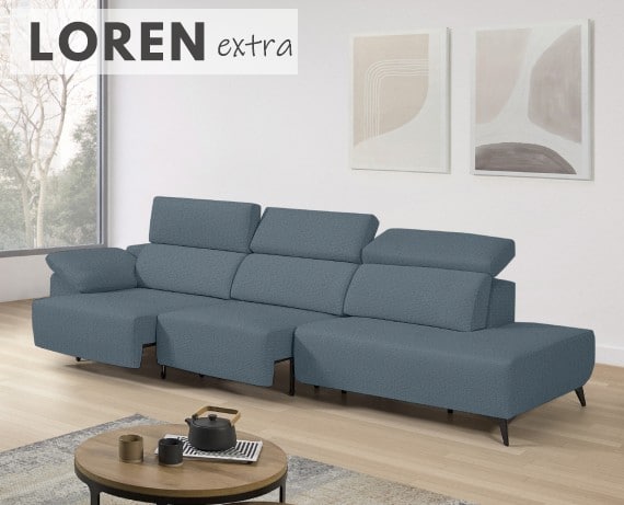 Sofá de tela Loren Extra de StyleKomfort - principal