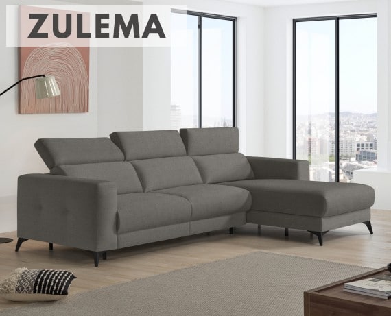 Sofá cama de apertura italiana de tela Zulema de StyleKomfort - principal