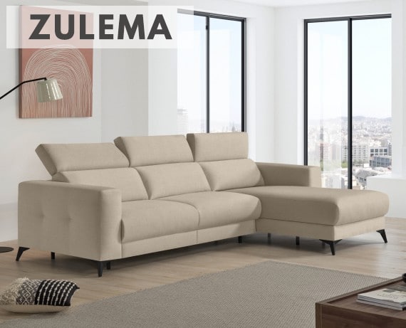 Sofá cama de apertura italiana de tela Zulema de StyleKomfort - principal