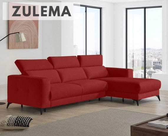 Sofá cama de apertura italiana de tela Zulema de StyleKomfort - principal
