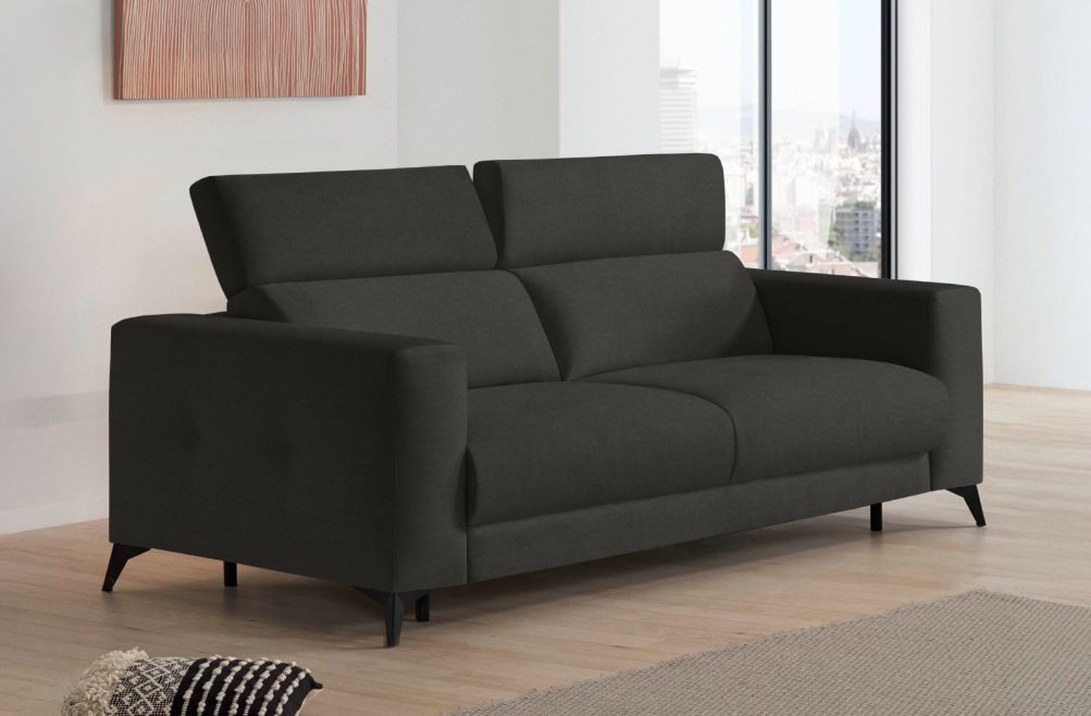 Sofá cama de apertura italiana de tela Zulema de StyleKomfort - principal
