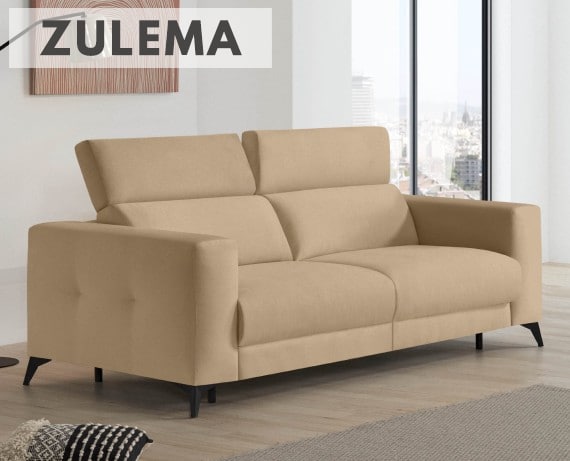 Sofá cama de apertura italiana de tela Zulema de StyleKomfort - principal