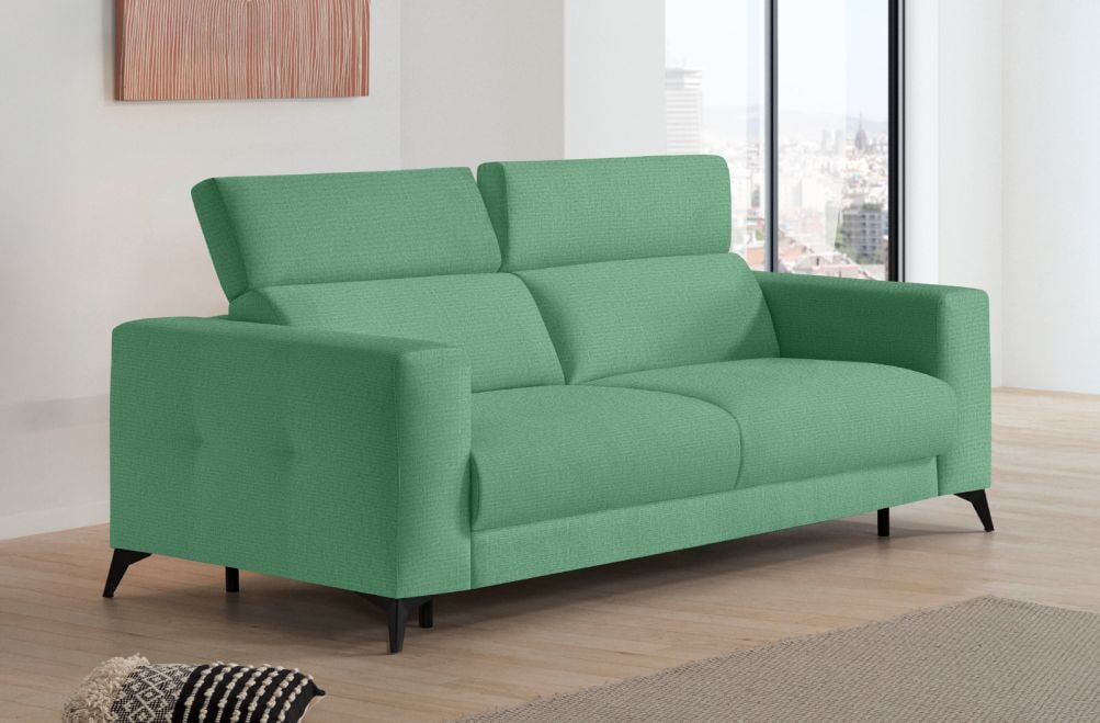 Sofá cama de apertura italiana de tela Zulema de StyleKomfort - principal