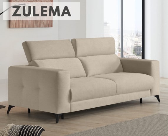 Sofá cama de apertura italiana de tela Zulema de StyleKomfort - principal