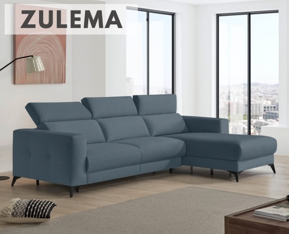 Sofá cama de apertura italiana de tela Zulema de StyleKomfort - principal