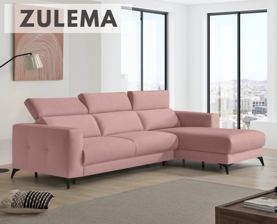 Sofá cama de apertura italiana de tela Zulema de StyleKomfort - principal