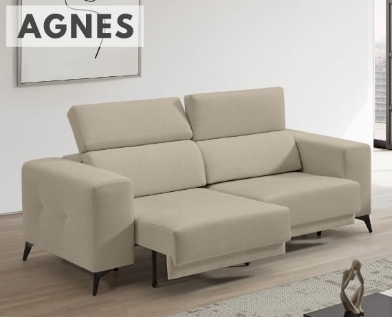 Sofá de tela Agnes de StyleKomfort - principal