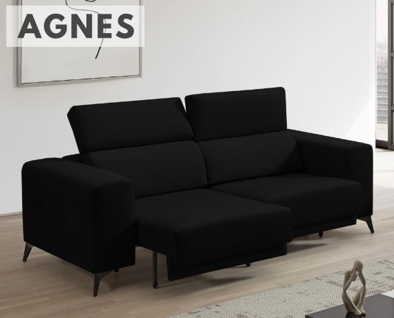 Sofá de tela Agnes de StyleKomfort - principal