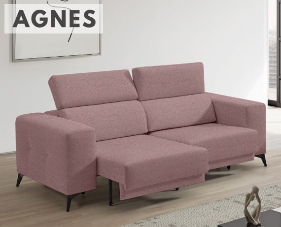 Sofá de tela Agnes de StyleKomfort - principal