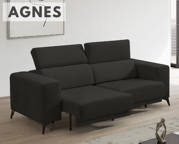 Sofá de tela Agnes de StyleKomfort - principal