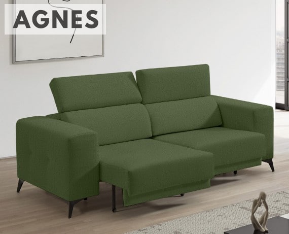Sofá de tela Agnes de StyleKomfort - principal
